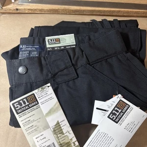 Pantalone uomo 74003 5.11 Tdu Poly/Ctn strappo 35.5-39 NERO nuovo con etichette 5.11 Tactical Series - Foto 1 di 3