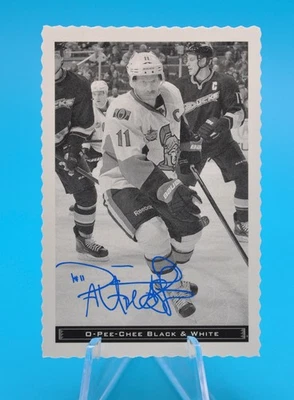 2012-13 O-Pee-Chee OPC Daniel Alfredsson Black & White #9 SSP Sentators - Image 1 of 2