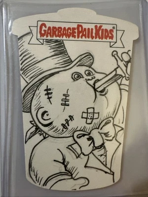 Topps Garbage Pail Kids Sketch - Image 1 of 2