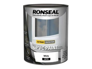 Ronseal - uPVC Paint White Satin 750ml - Picture 1 of 1