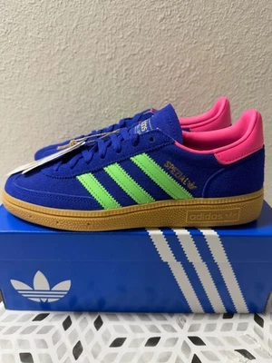 W Adidas Balonmano Especial Lúcido Azul Rosa JP8721 WMNS Zapatos TALLA 6.5 NUEVOS EN CAJA Foto 1 de 4