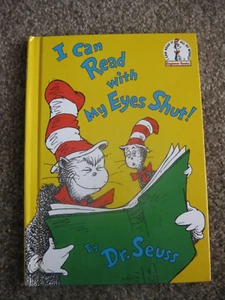 1978 DR. SEUSS I CAN READ WITH MY IYES SHUT - Picture 1 of 3
