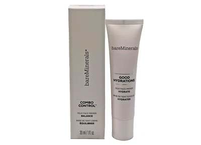 BARE MINERALS COMBO CONTROL MILKY FACE PRIMER BALANCE 1.0 OZ. NEW BOXED - Image 1 of 3