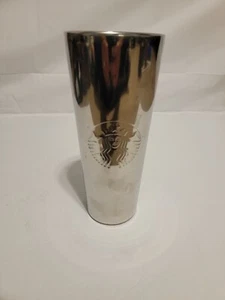 Starbucks 24 oz. Edelstahl Silber Sirene Cold Cup Becher - Bild 1 von 3