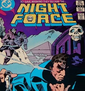 Cómic de colección, DC COMICS, NIGHT FORCE #5, diciembre de 1982, anuncios, terror - Imagen 1 de 8