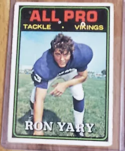 1974 Topps #125 Ron Yary Minnesota Vikings - Imagen 1 de 2