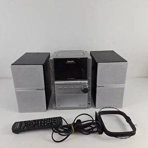 PANASONIC SA-PM18 5-CD AM/FM Cassette Stereo Biamplified System REMOTE + Antenna - Picture 1 of 17
