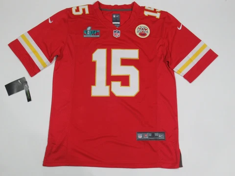 Patrick Mahomes #15 Kansas City Chiefs 2023 Super Bowl LVII 57 Game Jersey Red Cover