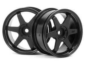 NEW HPI Sprint 2 Nitro E10 Ford TE37 Wheel 26mm Black 3mm Offset (2) 3841 - Picture 1 of 1