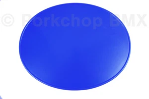 Neal Enterprises old school BMX OVAL Number Plate 11" X 9" BLUE - Picture 1 of 1