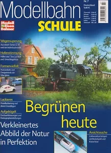 ModellEisenBahner Modellbahn Schule Heft 7 Begrünen heute! Natur Wagen Hafen Lok - Bild 1 von 1