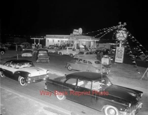 1955 Reprint Photo - Cities Service Gas Station, Jacksonville, Florida, 5" by 7" - Picture 1 of 1