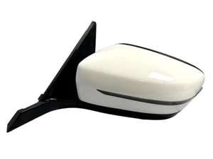 #113 WHITE LEFT DRIVER MIRROR FOR BMW 740I 750I 740e 2016 2017-2022 740LI 750LI - Picture 1 of 5