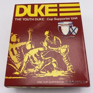 Vtg Duke Athletic Supporter Youth Medium Jock Strap No Cup New Old Stock Read - Picture 1 of 7