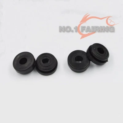 Cojín de junta tórica de soporte de goma redondo 4 piezas apto para accesorios de alforjas Harley Foto 1 de 2