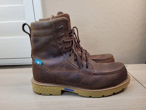 Twisted X MXCNW03 Men's Brown Leather Work Boots Size 11 11M - Picture 1 of 10