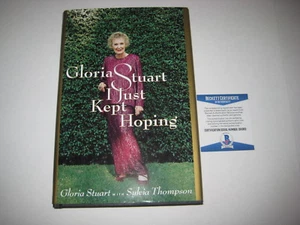 GLORIA STUART Signed I JUST KEPT HOPING Book w/ Beckett COA - Picture 1 of 3