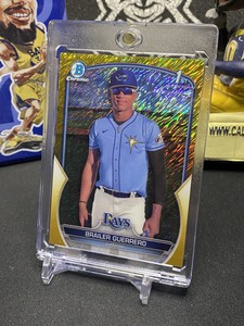 2023 Bowman Chrome Brailer Guerrero. 🔥🔥🔥 GOLD HOT PROSPECT /50 🔥🔥🔥