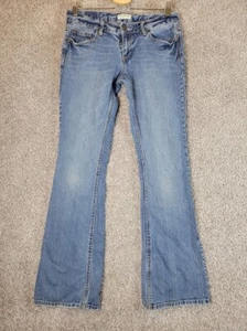 Aeropostale Jeans Damen Hailey 5/6 Reg Blau Skinny Flare Bootcut Freizeit - Bild 1 von 8
