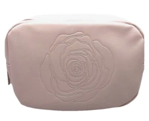 Lancome Pink Cosmetic Makeup Perfume Gift Bag Rose Design Zipper Closure 2023 - Picture 1 of 1