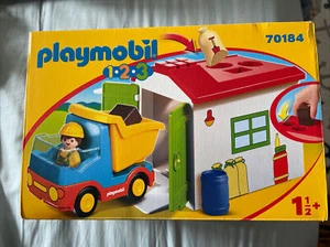 PLAYMOBIL 1.2.3 70184 Garbage Truck for Children 18 Months+ - Picture 1 of 2