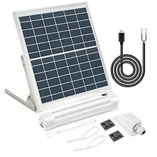 Solar Panel and Internal Light Kit for Shipping Containers, Caravans, Garages