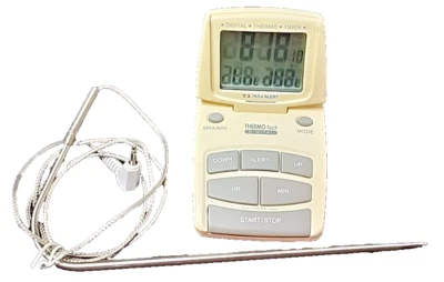 Comark Digital Cooking Cooling Thermometer Alarm Stainless Steel Probe (T50) - Image 1 of 4