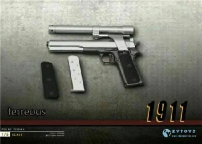 ZYTOYS 1/6 M1911 герой автоматический пистолет солдат оружие модель для 12» фигурка тела - Изображение 1 из 4