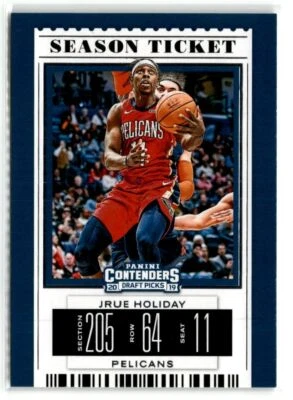 Jrue Holiday New Orleans Pelicans 2019 Panini Contenders Draft Picks Red Uni #23 - Image 1 of 2