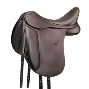Arena Dressage PONY Saddle DEMO Model Brown 15" FREE SHIPPING AUSTRALIA WIDE - Picture 1 of 5