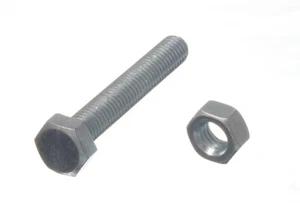 Set Di 50 Viti Esagonali M8 50Mm Zincate BZP | Onestopdiy Nuovo - Foto 1 di 1