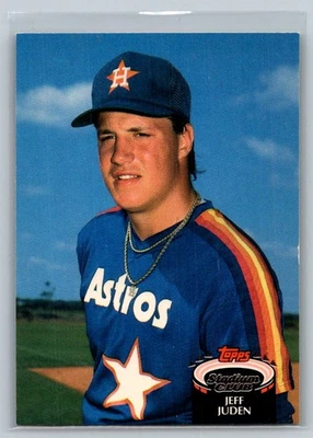 1992 Stadium Club Jeff Juden Houston Astros #479 - Image 1 of 2