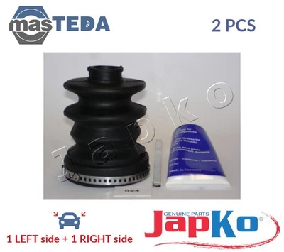 63024 CV JOINT BOOT KIT PAIR TRANSMISSION SIDED FRONT JAPKO 2PCS NEW - Image 1 of 4