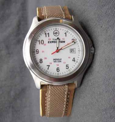 Men's TIMEX "Expedition" Watch w/ Backlight & New Battery - Works Great! - f016 - Image 1 of 4