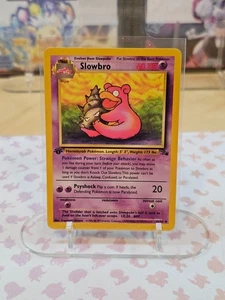 Pokemon Card 1st Edition Slowbro 43/62 Fossil Set Vintage - Picture 1 of 2