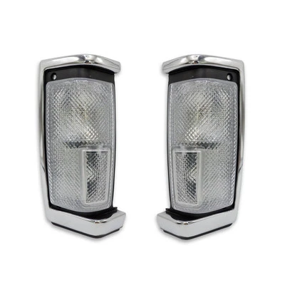 R+L Front Corner Side Light Lamp Fits Nissan Big-M 720 Frontier D21 1990 - 1997 - Image 1 of 4
