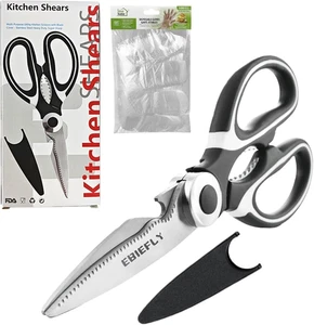 Forbici Utensili Cucina Resistenti Forbici Professionali per Taglio Carne Affilate K - Foto 1 di 12