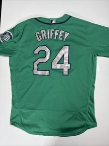Seattle Mariners MLB Majestic Flex Base Ken Griffey Jr. Stitched Trikot Gr. 52 - Bild 1 von 9