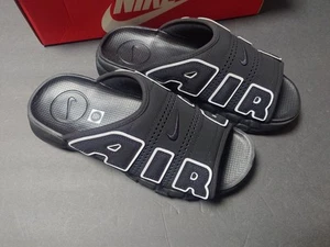 Nike Air More Uptempo Slide Sandals Black, Size 13M, DV2137001 - Picture 1 of 6