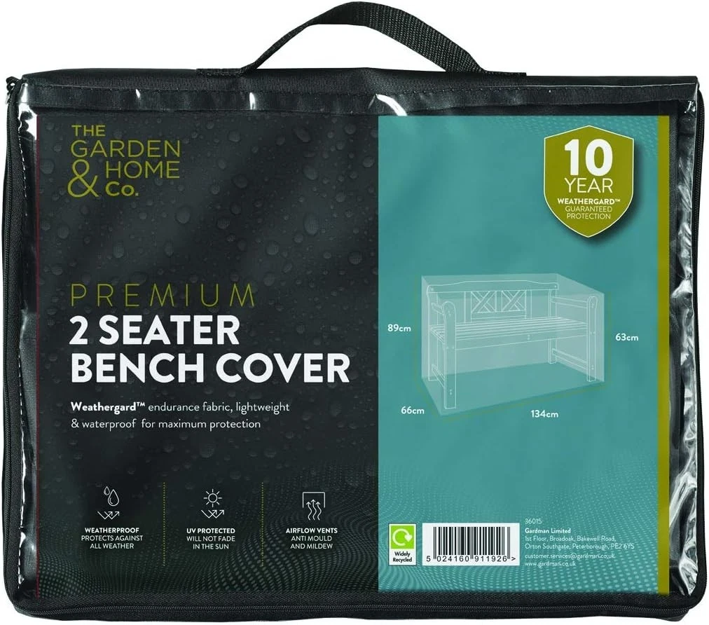 The Garden & Home Co Bench Cover - 2 Seat