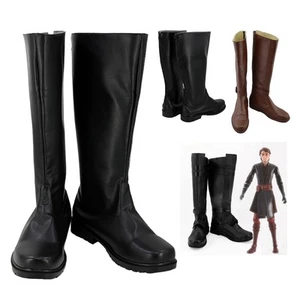 Star Wars Obi-Wan Kenobi,Anakin Skywalker Darth Vader Cosplay Long Boots Shoes - Picture 1 of 17