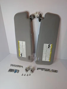 OEM 🔥2004-2009 Toyota Prius Driver Side And Passenger Side Sun Visor Light Gray - Picture 1 of 13