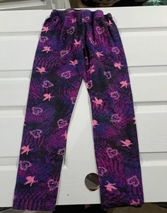 Girls D-signed Purple And Pink Leggings With  Graphic Print Size Xl - Picture 1 of 4