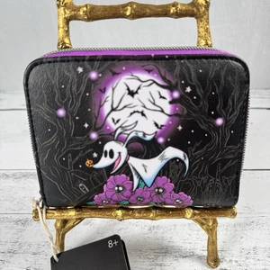 Loungefly Disney Nightmare Before Christmas Zero the Dog Geldbörse mit Reißverschluss Neu - Bild 1 von 7
