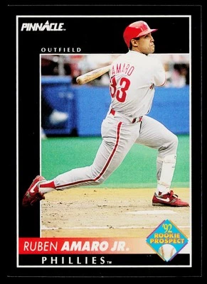 1992 Pinnacle #570 Ruben Amaro Jr. Philadelphia Phillies - Image 1 of 2