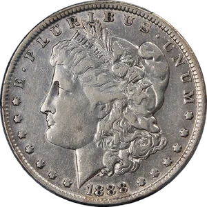 1888-O Morgan Silver Dollar Doubled Die Obverse PCGS VF25 Nice Eye Appeal - Picture 1 of 4