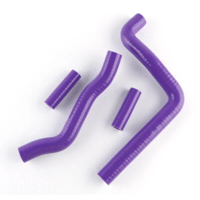 Fit KAWASAKI KX250 KX 250 2004 2005 2006 2007 Silicone Radiator Hose Kit Purple - Image 1 of 4