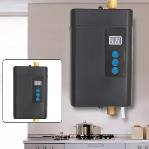 Electric Hot Tankless Water Heater Shower Instant Boiler Kitchen Bathroom 110V - Picture 1 of 12