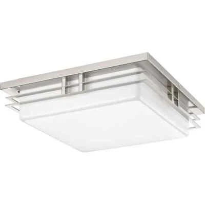 Progress Lighting Helm Collection 14 in.Modern LED Flush Mount Bedroom Light - Image 1 of 4