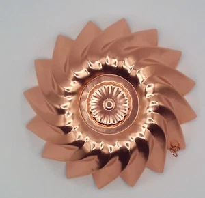 Copper Clad Aluminum Jello Mold Cake Pan Wall Hanger 7.5" Diameter by 3" Deep - Bild 1 von 5